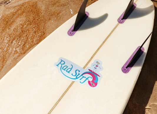 Blonde Surfer Girl sticker